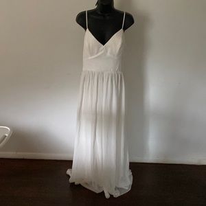 Ladies Bisou Bisou Formal white dress Size 10